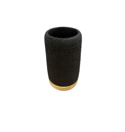 Gobelet salle de bain en polyresine et bambou noir 7.5x11.5 cm | Accessoires salle de bain | 3 000 CFA , dakar, Sénégal