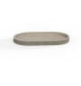 Plateau salle de bain en polyresine strié taupe 26x12x2.1 cm | Accessoires salle de bain | 4 400 CFA , dakar, Sénégal