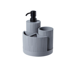 Ensemble salle de bain en polyrésine gris | Accessoires salle de bain | 11 000 CFA , dakar, Sénégal