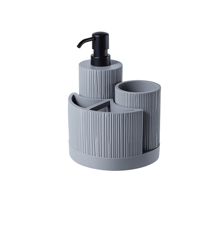 Ensemble salle de bain en polyrésine gris | Accessoires salle de bain | 11 000 CFA , dakar, Sénégal