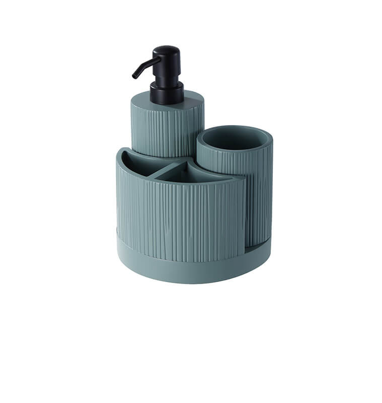 Ensemble salle de bain en polyrésine vert | Accessoires salle de bain | 11 000 CFA , dakar, Sénégal