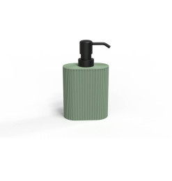 Distributeur à savon texturé vert en polyrésine 10×5,5×17 cm | Accessoires salle de bain | 3 700 CFA , dakar, Sénégal