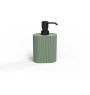 Distributeur à savon texturé vert en polyrésine 10×5,5×17 cm | Accessoires salle de bain | 3 700 CFA , dakar, Sénégal