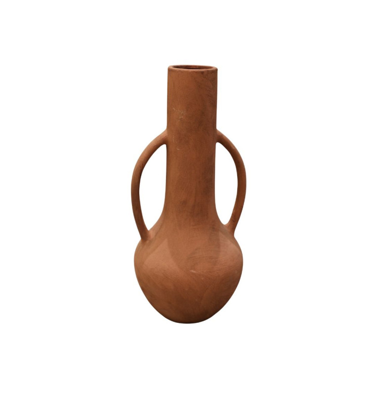 Vase amphore en céramique rouge rouille, 28x27x61.5 cm\r\n | Vases déco , Dakar, Sénégal