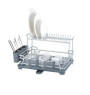 Egouttoir à vaisselle 2 niveaux en aluminium et plastique gris, 54,6 x 37,5 x 29,3 cm | Organisation | 33 900 CFA , dakar, Sé...