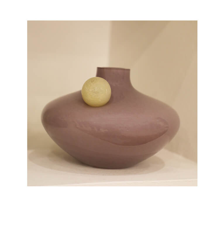 Vase en verre violet 21x15 cm\r\n | Vases déco , Dakar, Sénégal