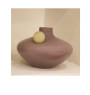 Vase en verre violet 21x15 cm\r\n | Vases déco , Dakar, Sénégal