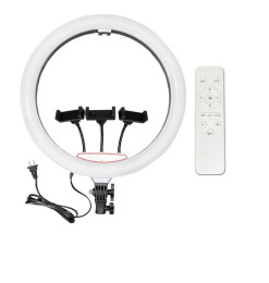 Anneau lumineux LED 18 pouces avec support et télécommande