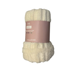 Plaid beige extra doux 150x200, 220 GSM en polyester | Plaids & jetés , Dakar, Sénégal