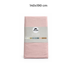 Drap housse 140 x 190 cm 100 % coton 57 fils rose | Linge de lit , Dakar, Sénégal
