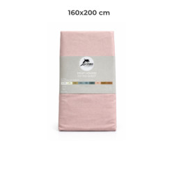 Drap housse 160 x 200 cm 100 % coton 57 fils rose | Linge de lit , Dakar, Sénégal