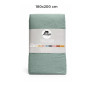 Drap housse 180 x 200 cm 100 % coton 57 fils vert forest | Linge de lit , Dakar, Sénégal