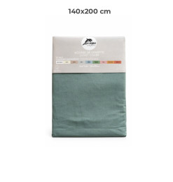 Housse de couette 140 x 200 cm 100 % coton 57 fils vert forest | Linge de lit , Dakar, Sénégal