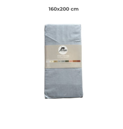 Drap housse 160 x 200 cm 100 % coton 57 fils bleu aqua | Linge de lit , Dakar, Sénégal