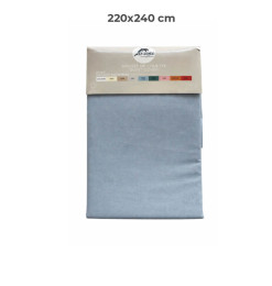 Housse de couette 220 x 240 cm 100 % coton 57 fils bleu aqua | Linge de lit , Dakar, Sénégal