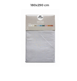 Drap plat 180 x 290 cm 100 % coton 57 fils gris | Linge de lit , Dakar, Sénégal