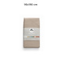Drap housse 90 x 190 cm 100 % coton 57 fils taupe | Linge de lit , Dakar, Sénégal