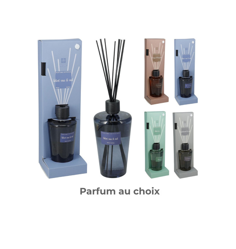 Diffuseur de parfum à bâtonnets 500 ml, flacon en verre | Bougies & senteurs , Dakar, Sénégal
