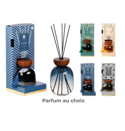 Diffuseur de parfum à bâtonnet 500 ml, flacon en verre ambré et pompon | Bougies & senteurs , Dakar, Sénégal