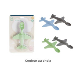 Lot de 2 cuillères bébé forme avion dès 6 mois