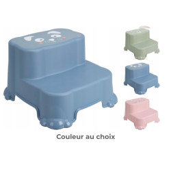 Tabouret à deux marches pour enfant, 36x34,6x22,5cm