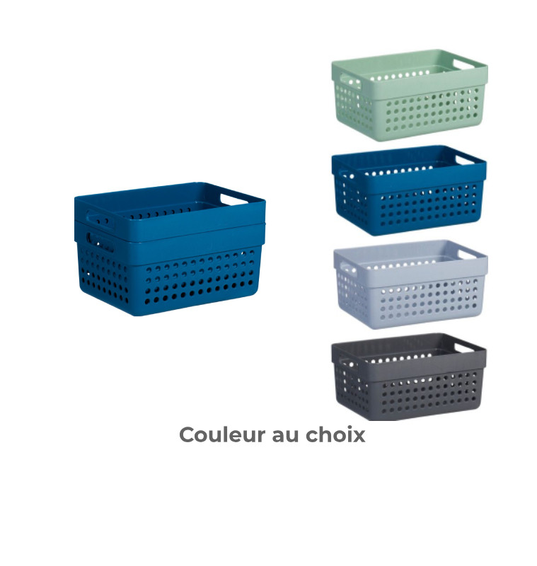 Paniers de rangement en PP 1250ml - Lot de 2 | Paniers de rangement | 1 300 CFA , dakar, Sénégal