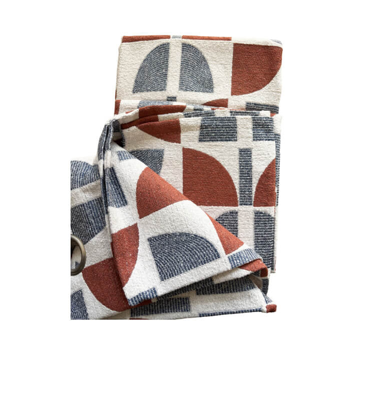 Rideau jacquard blanc et terra 140x280cm, 550g/m² | Rideaux & voilages , Dakar, Sénégal