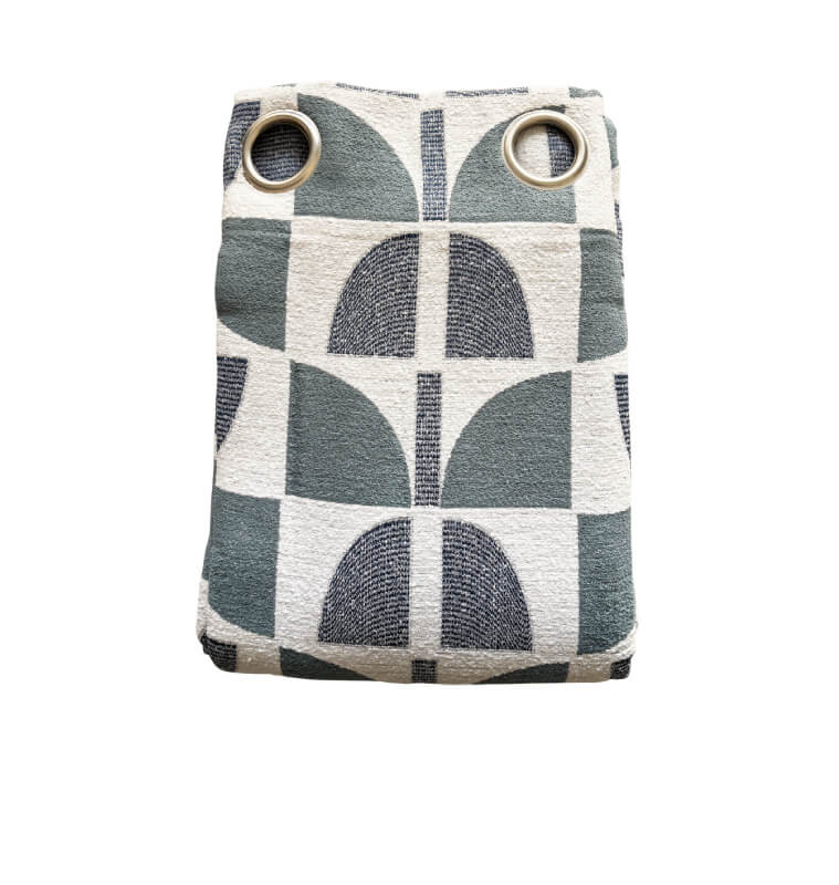 Rideau jacquard blanc et vert 140x280cm, 550g/m² | Rideaux & voilages , Dakar, Sénégal