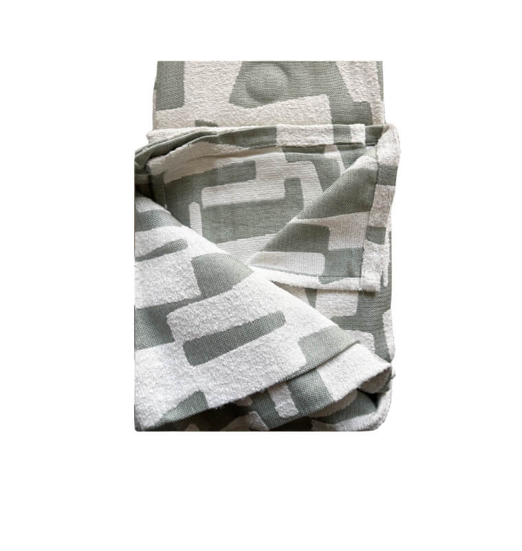 Rideau Jacquard vert clair et blanc 140x280cm 385g/m² | Rideaux & voilages , Dakar, Sénégal