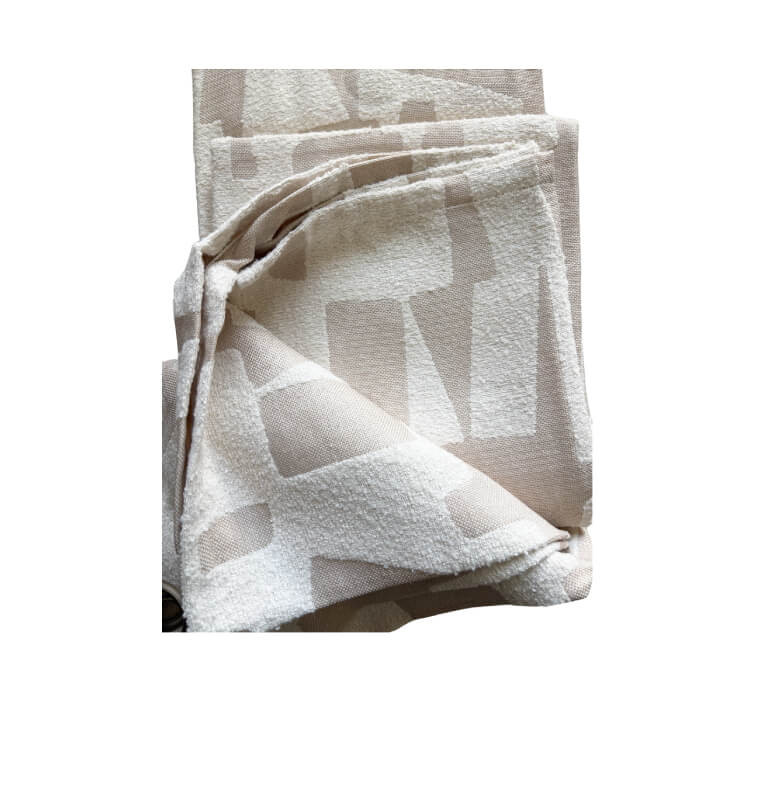 Rideau Jacquard beige et blanc 140x280cm 385g/m² | Rideaux & voilages , Dakar, Sénégal