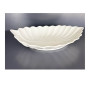Saladier ovale en porcelaine blanche motif Coquille , 27x42cm | Vaisselle en porcelaine blanche | 6 100 CFA , dakar, Sénégal