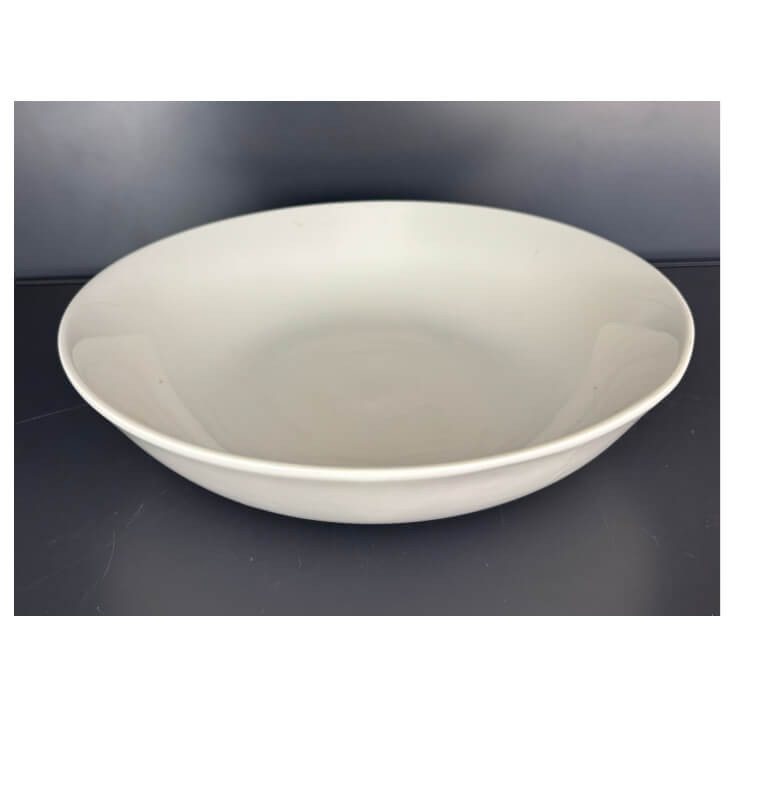 Saladier rond en porcelaine blanche, 31x31x7cm | Vaisselle en porcelaine blanche | 5 300 CFA , dakar, Sénégal
