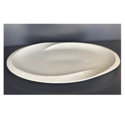 Plat de présentation ovale en porcelaine blanche 46x29,5x3cm | Vaisselle en porcelaine blanche | 5 300 CFA , dakar, Sénégal