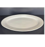 Assiette de présentation ovale en porcelaine blanche, 49x35x3cm | Assiettes de presentation | 9 000 CFA , dakar, Sénégal