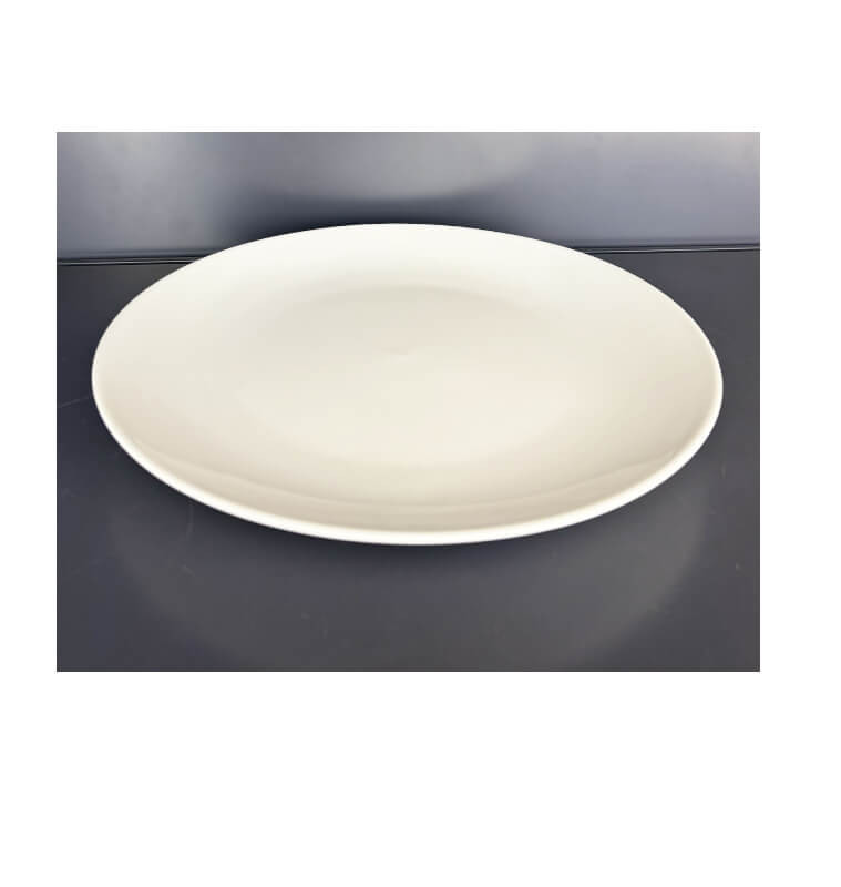 Plat de présentation rond en porcelaine blanche Dia 36x3,5cm | Vaisselle en porcelaine blanche | 5 300 CFA , dakar, Sénégal