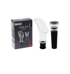 Set service à vin 2 pièces bec verseur et bouchon sous vide | Le bar | 2 200 CFA , dakar, Sénégal