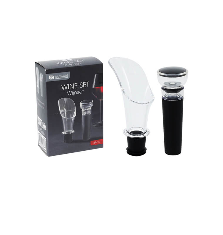 Set service à vin 2 pièces bec verseur et bouchon sous vide | Le bar | 2 200 CFA , dakar, Sénégal