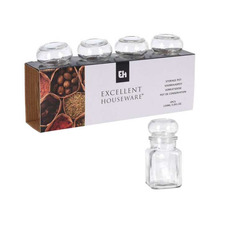 Pot à provision en verre 150ml - lot de 4 | Condiments | 4 100 CFA , dakar, Sénégal
