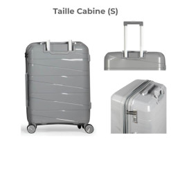 Valise trolley rigide 50 cm...