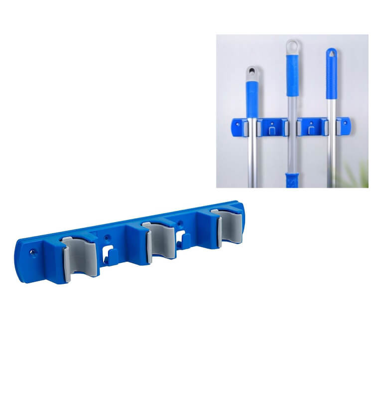 Support mural pour balais et Mops x3, bleu | Ménage | 1 950 CFA , dakar, Sénégal