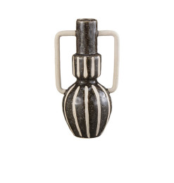 Vase en céramique vert et crème, 16,5 x 21,5 x 39,5 cm | Vases déco , Dakar, Sénégal