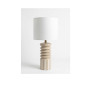 Lampe de chevet en céramique beige H51 cm avec abat-jour assorti | Lampes de table, lampes de chevet , Dakar, Sénégal