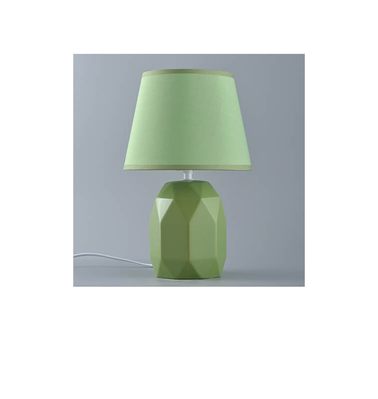 Lampe de chevet en céramique vert H31 cm avec abat-jour assorti | Lampes de table, lampes de chevet , Dakar, Sénégal