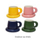 Tasse et sous-tasse en porcelaine tendre 280 ml | Tasses & mugs | 2 500 CFA , dakar, Sénégal