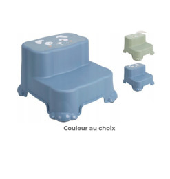 Tabouret à deux marches pour enfant, 36x34,6x22,5cm