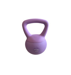 Kettlebell 4 kg soft PVC violet