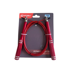Corde à sauter 3 m alu rouge