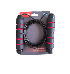 Corde à sauter 3 m noir/rouge