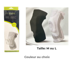 Genouillère en nylon noir/gris 31–32 x 17–18 cm