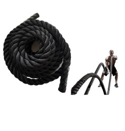 Corde ondulatoire D3.8 x 9 m noir